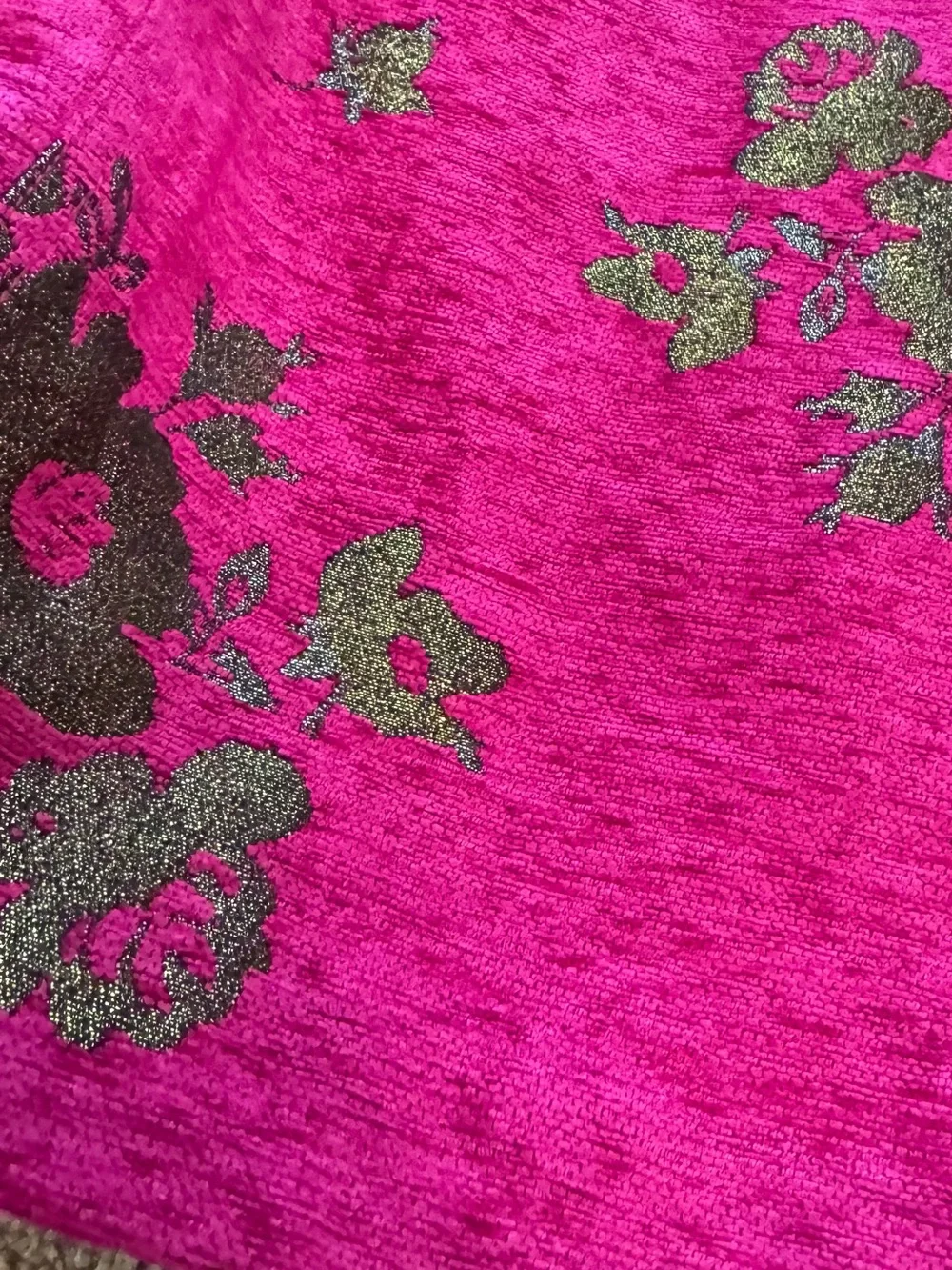 Free People Fuchsia Floral Jacquard Mini Skirt – Size 4